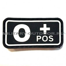 Патч O Pos+ Black/White PVC